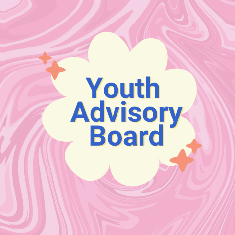 Youth Advisory Board on a yellow flower