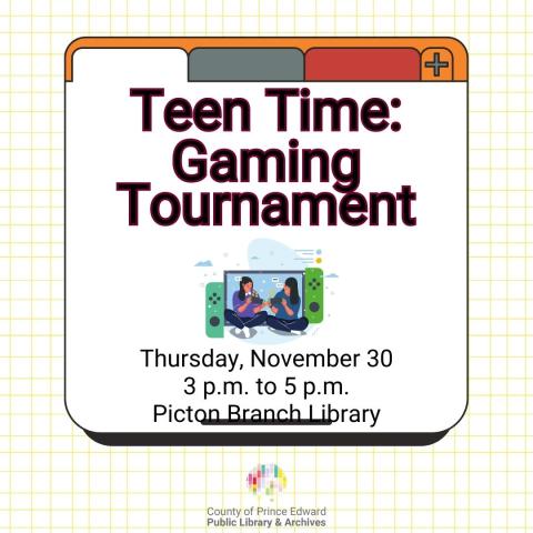 Teen Time: Gaming Tournament