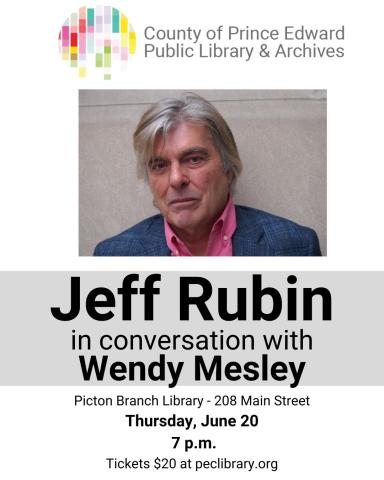 Jeff Rubin photo with event dates