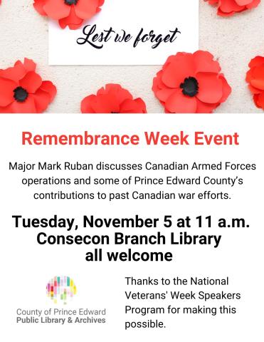 Remembrance Week Event