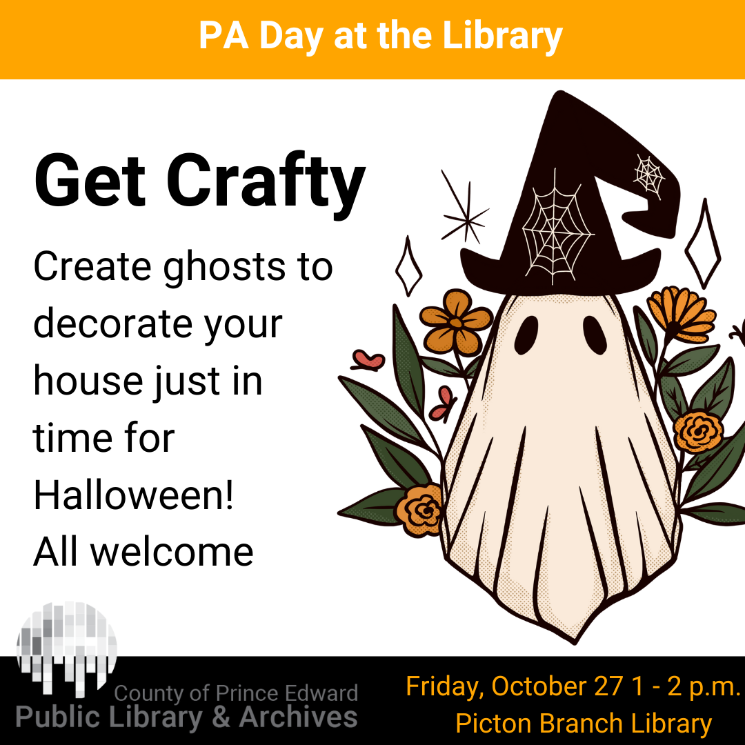 Create ghosts to decorate your house just in time for Halloween!  All welcome